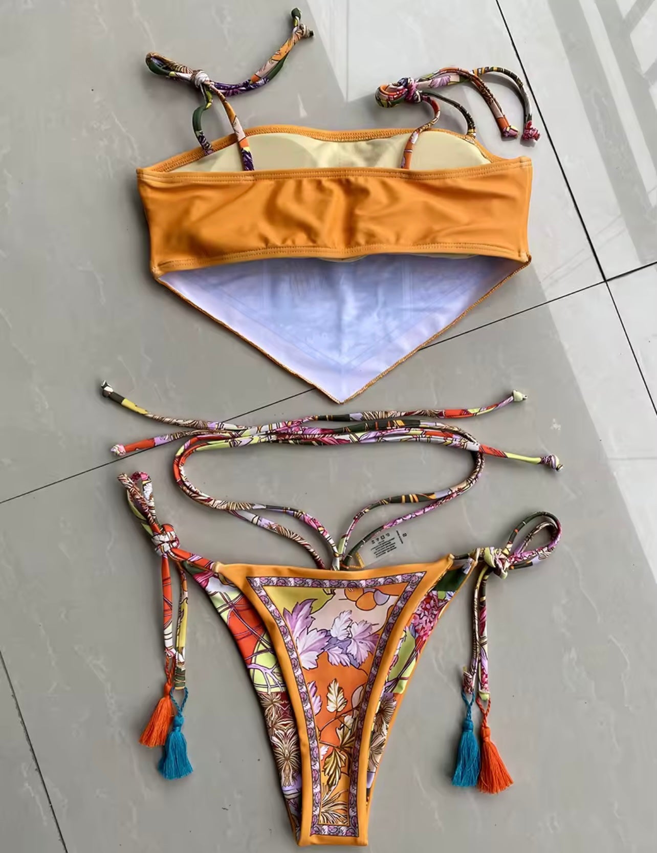 Lotus Flower Bomb : 2 Piece Bathing Suit