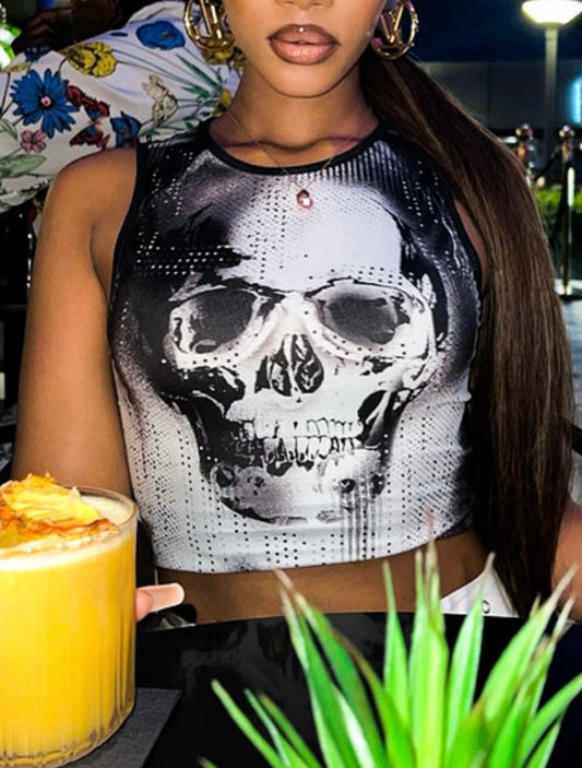 Skull Candi : Crop Top